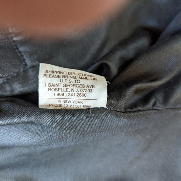 Dkny Black Leather Motorcycle Vest - Picture 9 of 14